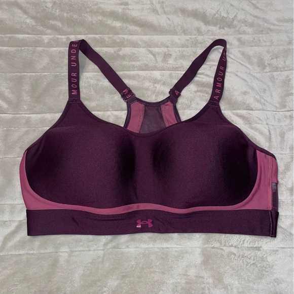Under Armour XL set bra and shorts Polaris Purple - Picture 2 of 9